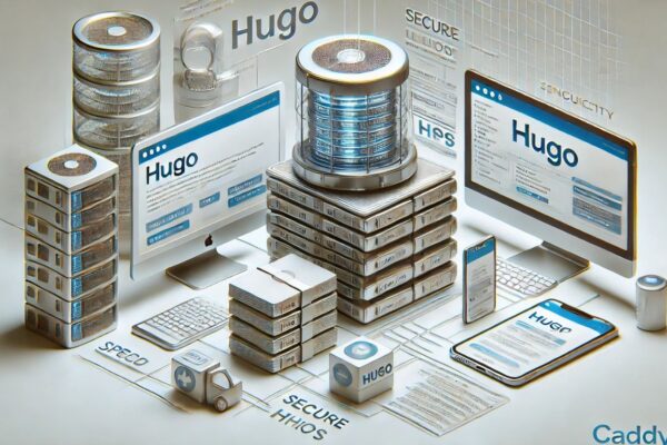 A streamlined setup showcasing Hugo being hosted with Caddy, featuring fast and secure web performance.