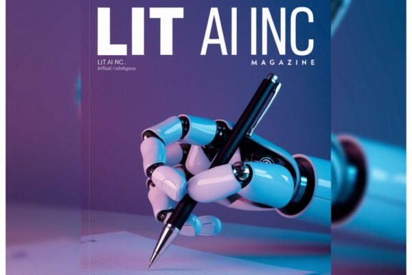 A captivating visual representation of Lit AI Inc Magazine's impact on the tech and AI industry.