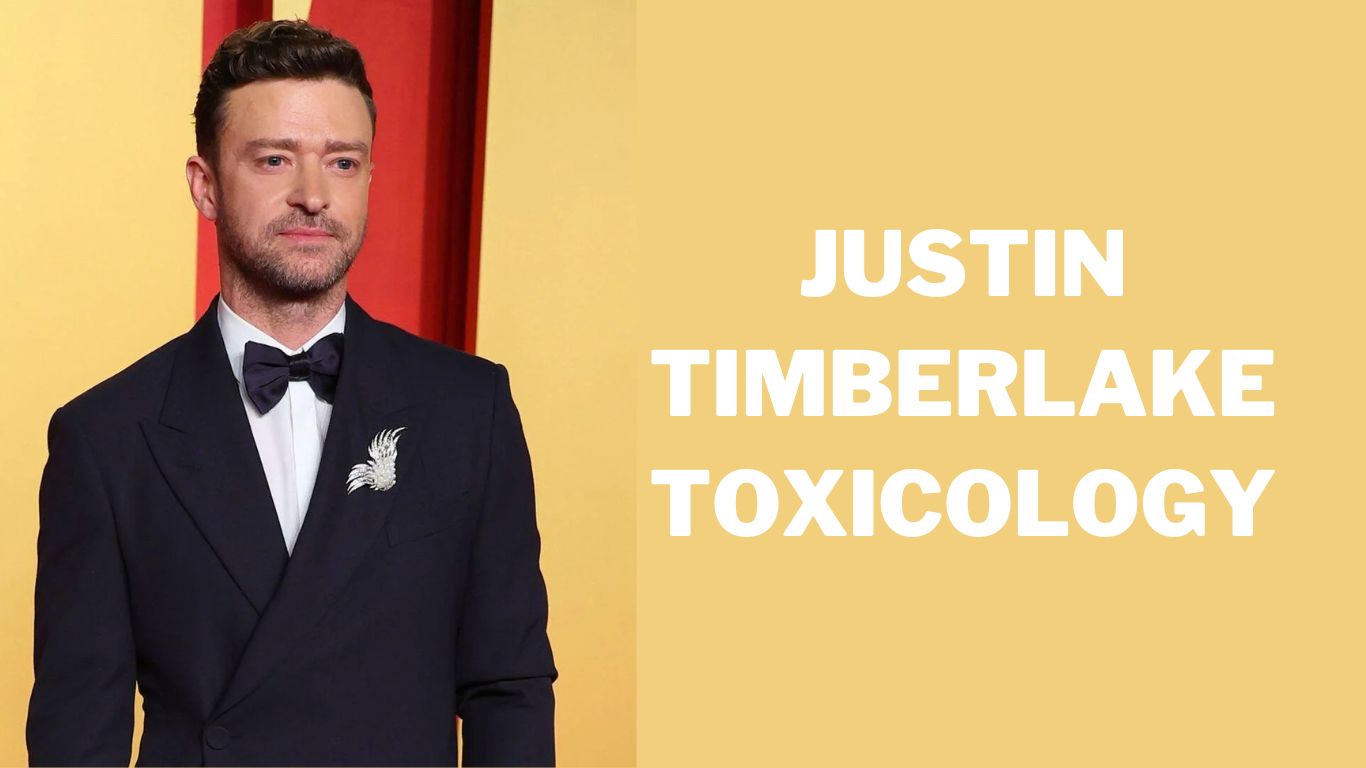 Justin Timberlake toxicology blending science and celebrity themes.