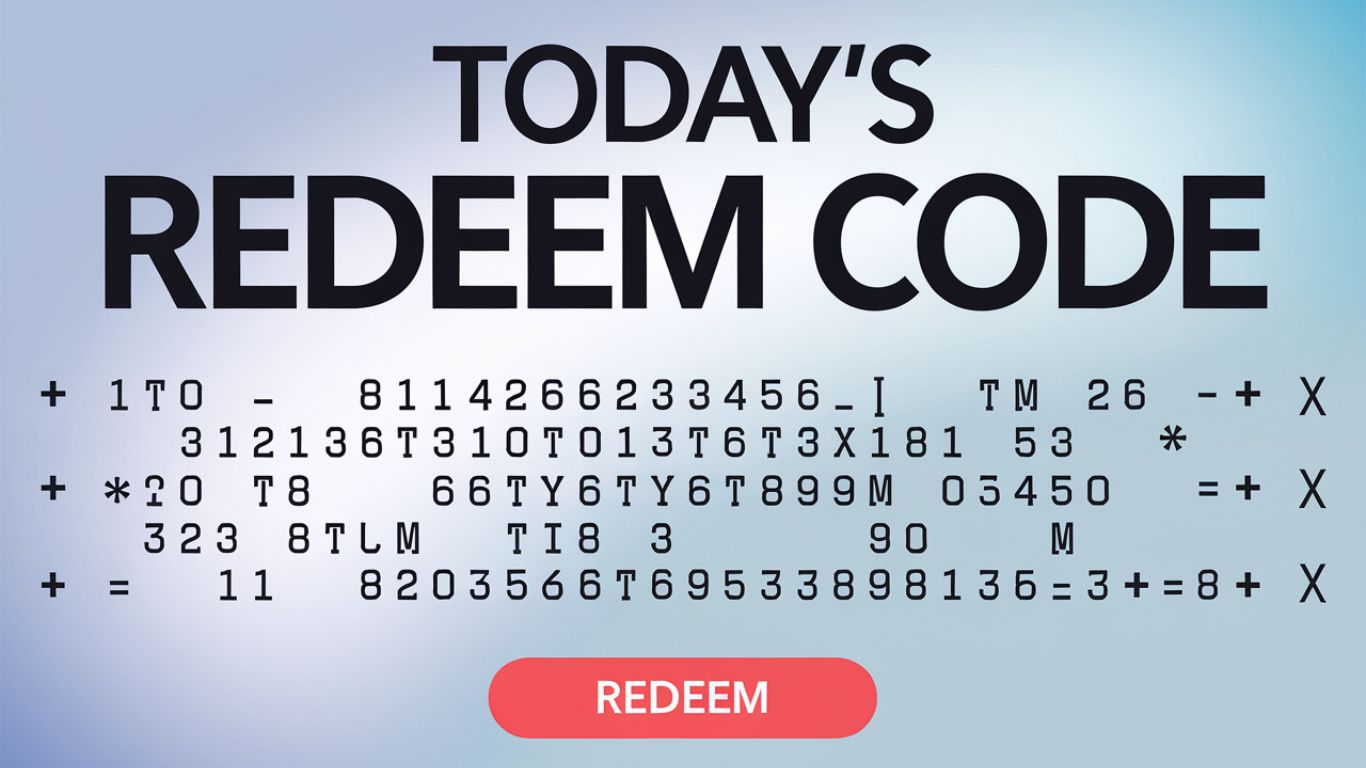 today's redeem code