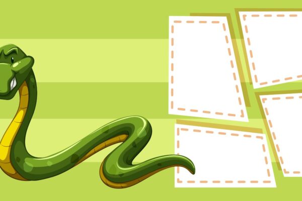 Year of the Snake Google Game featuring a colorful snake in action