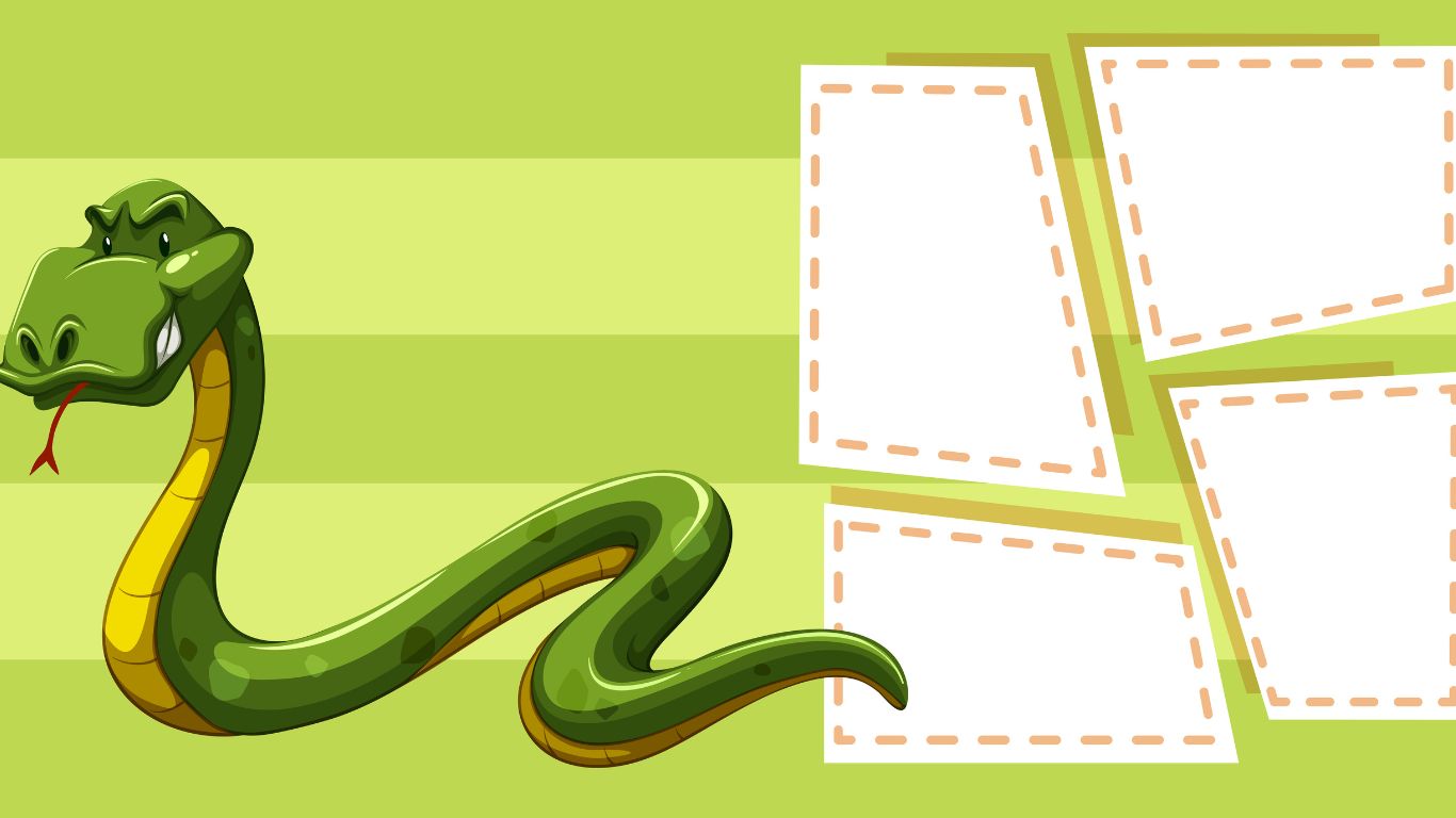 Year of the Snake Google Game featuring a colorful snake in action